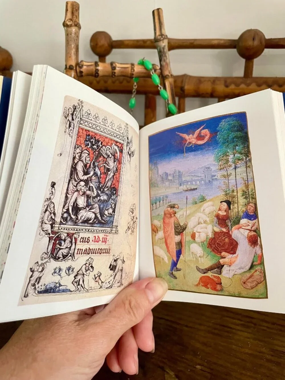 Vintage Catholic Devotional Collection: Print, Book of Hours & Rosary